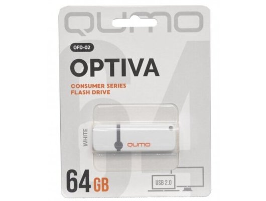 USB Флеш QUMO 64GB Optiva 01 White